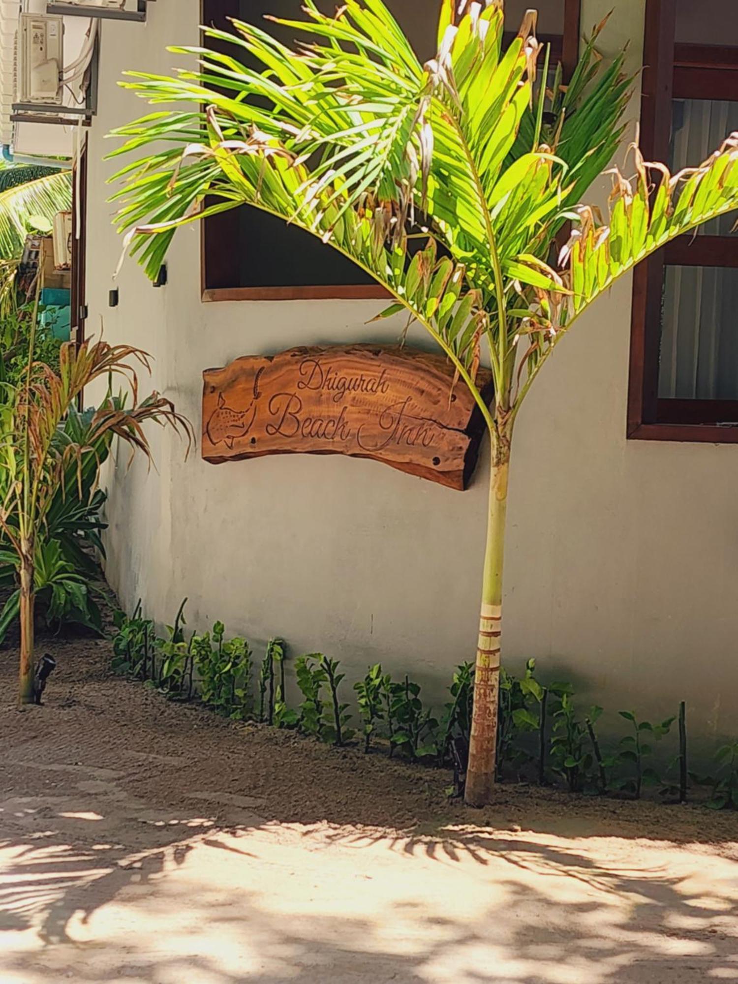 DHIGURAH BEACH Inn Exterior foto